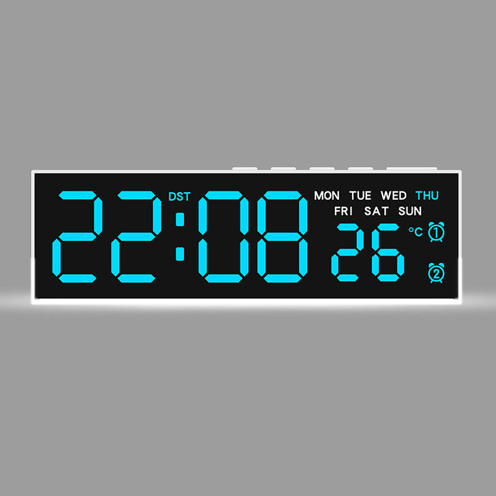 Digital watch with integrated thermometer and weekday display Stornfield