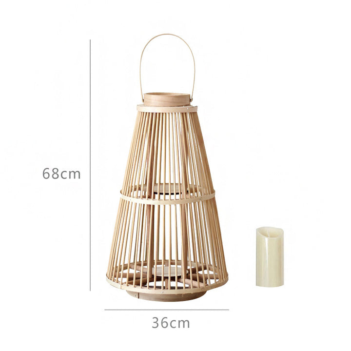 Stylish Rattan Lantern Stornfield