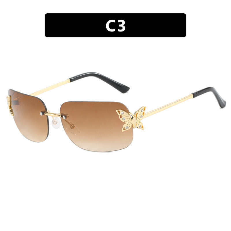 Ladies fashionable sunglasses with delicate butterfly design and protective lenses Stornfield