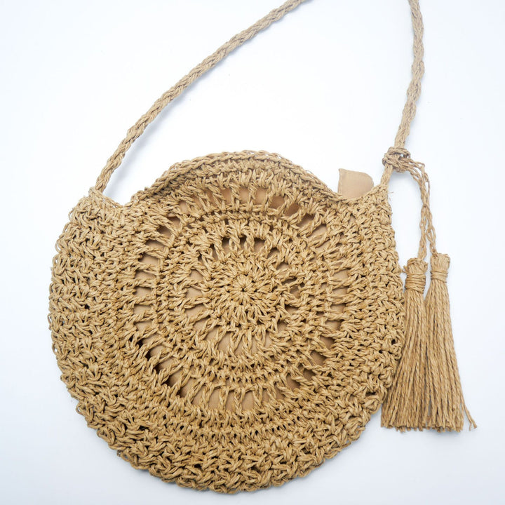 Hand-knotted shoulder bag with tassels Stornfield