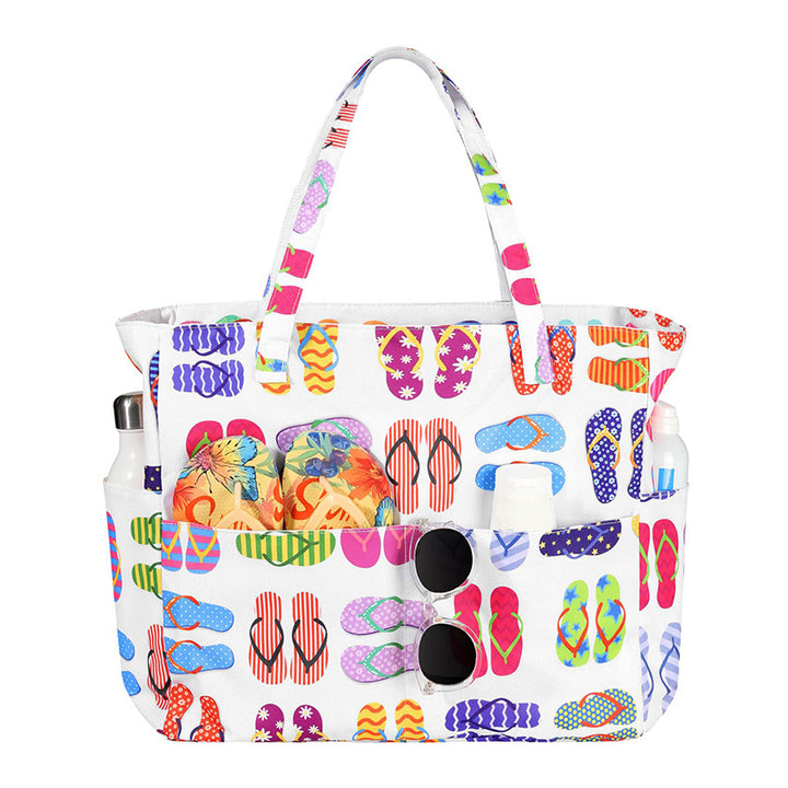 Spacious and Stylish Shopping Bag with Striped Pattern Stornfield