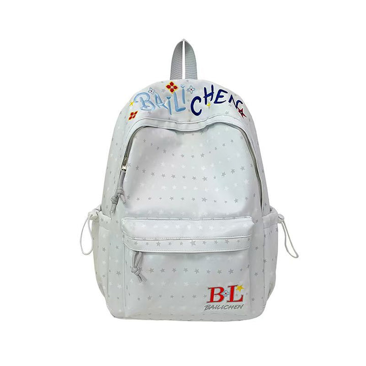 Creative Character Embroidered Backpack Stornfield