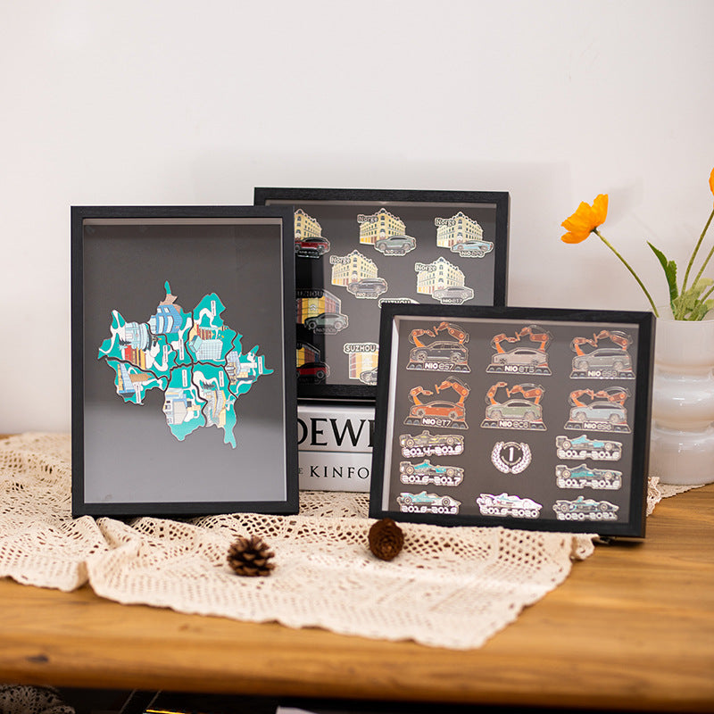Decorative Travel Souvenir Pin Display Frame