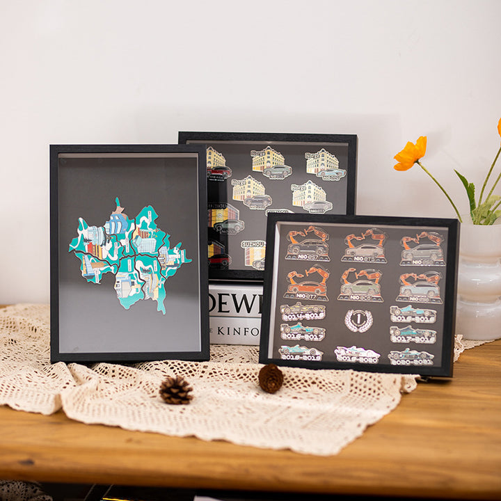 Decorative Travel Souvenir Pin Display Frame
