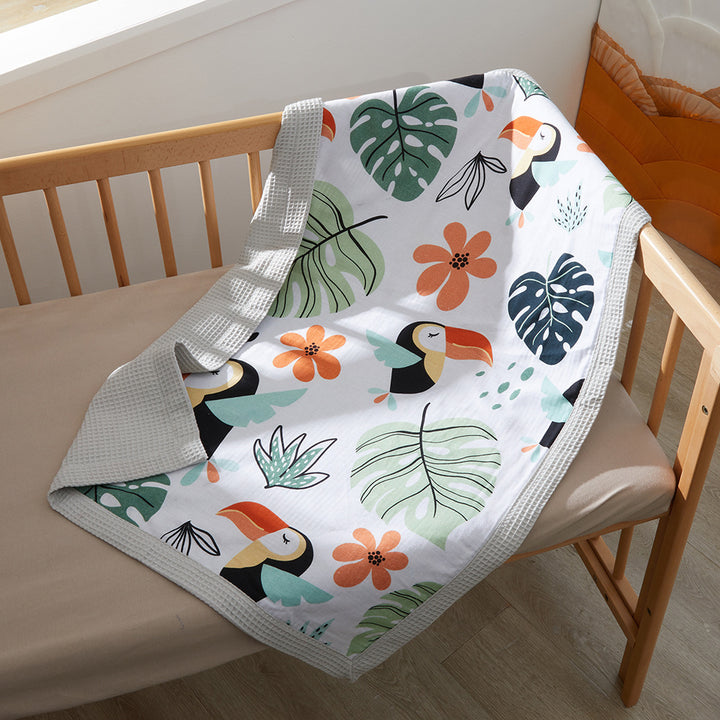 Floral Patterned Baby Blanket Stornfield