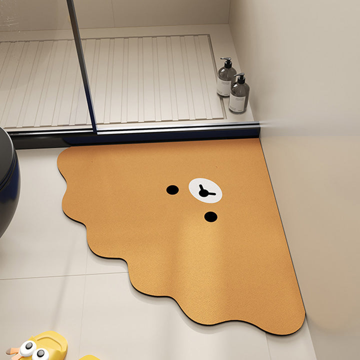 Cute Cartoon Animal-Themed Bath Mat