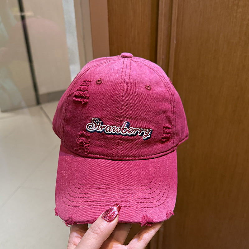Women's Distressed Cotton Cap Stornfield