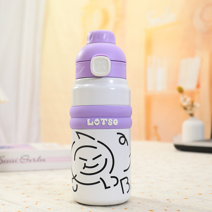 Ladies Insulated Drinking Bottle with Fun Character Design Stornfield