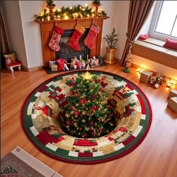 Christmas Patchwork Area Rug