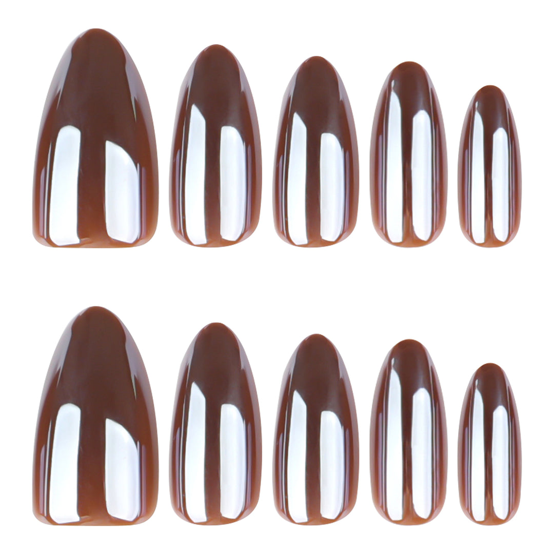 Artificial press-on nails with glossy finish Stornfield