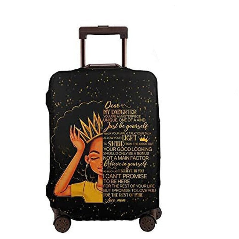 Women's hard-shell suitcase with unique skull and rose design Stornfield