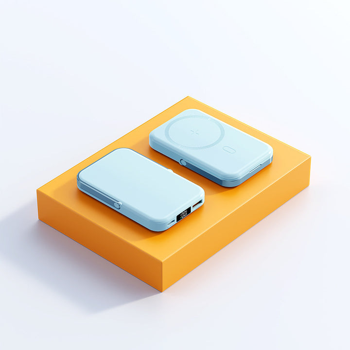 Wireless Power Bank Set with Innovative Induction Charging and Digital Display Stornfield
