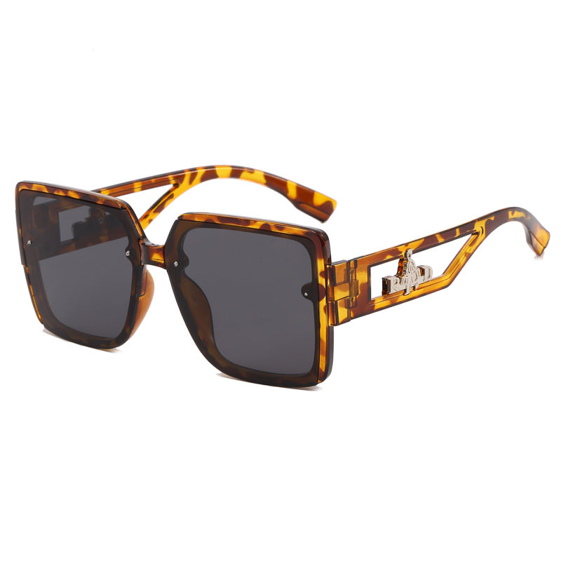 Ladies square designer sunglasses with elegant embellishments Stornfield