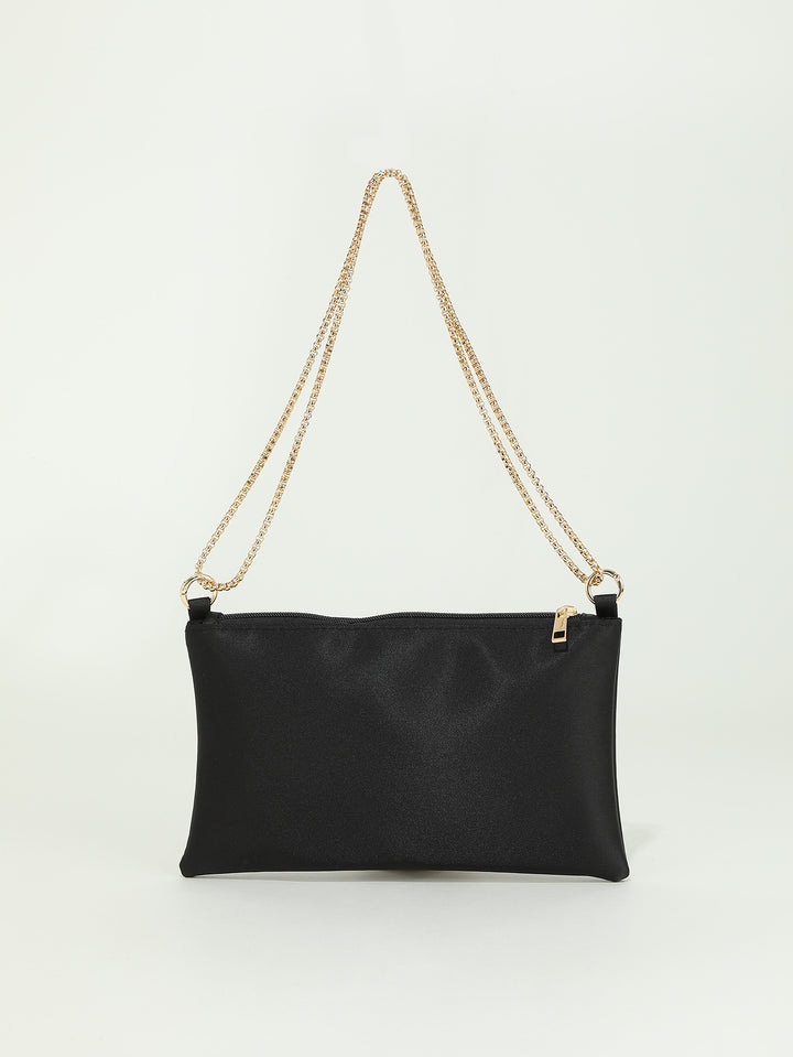 Satin Evening Shoulder Bag