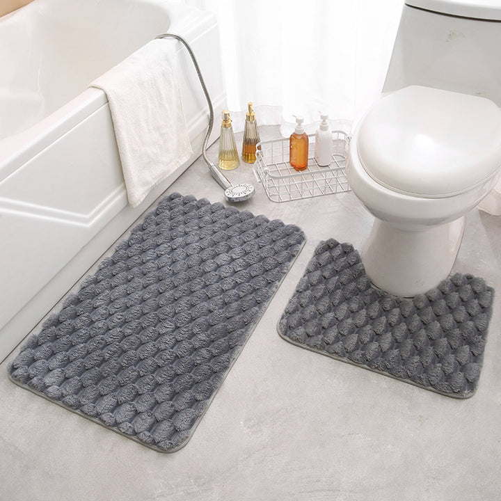 Soft Textured Bath Mat for Home