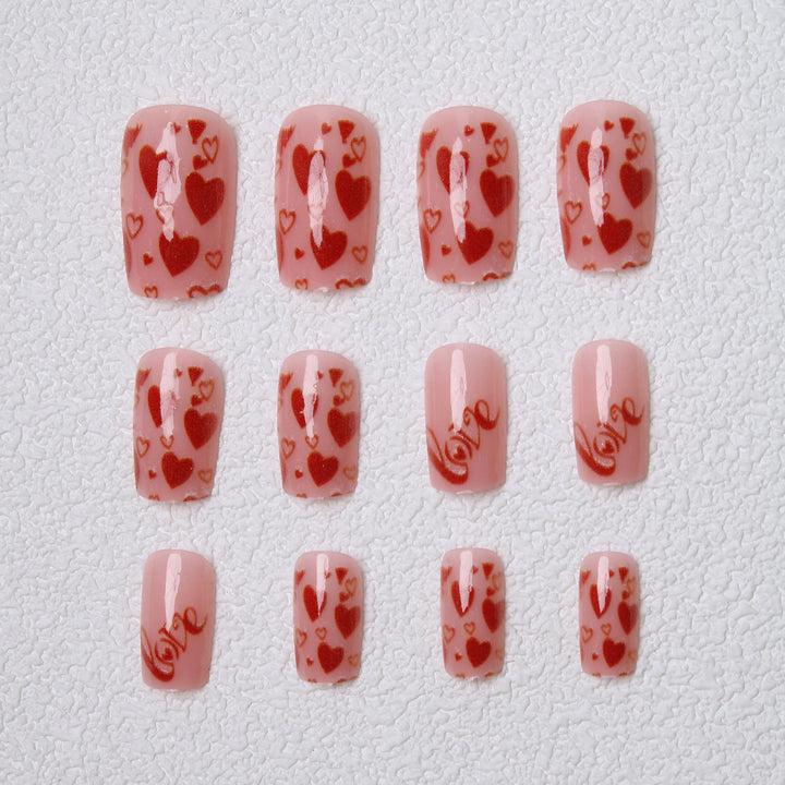 Love-Themed Press-On Nails Stornfield