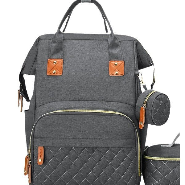 Multi-Purpose Quilted Diaper Backpack Stornfield