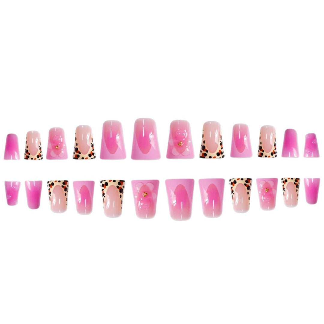 Floral and Animal Print Press-On Nail Extensions Stornfield