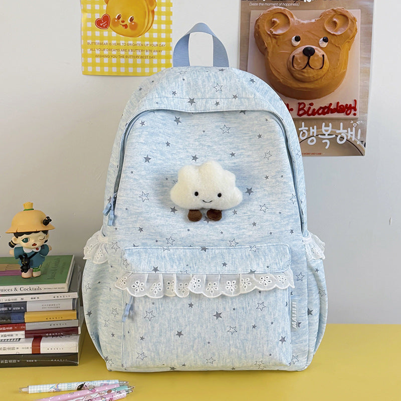 Fun and Playful Cloud Character Backpack Stornfield
