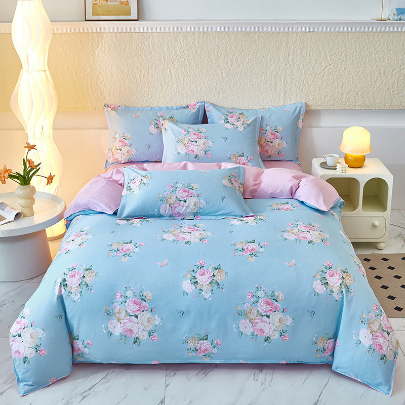 Cozy Heart Pattern Bedding Set