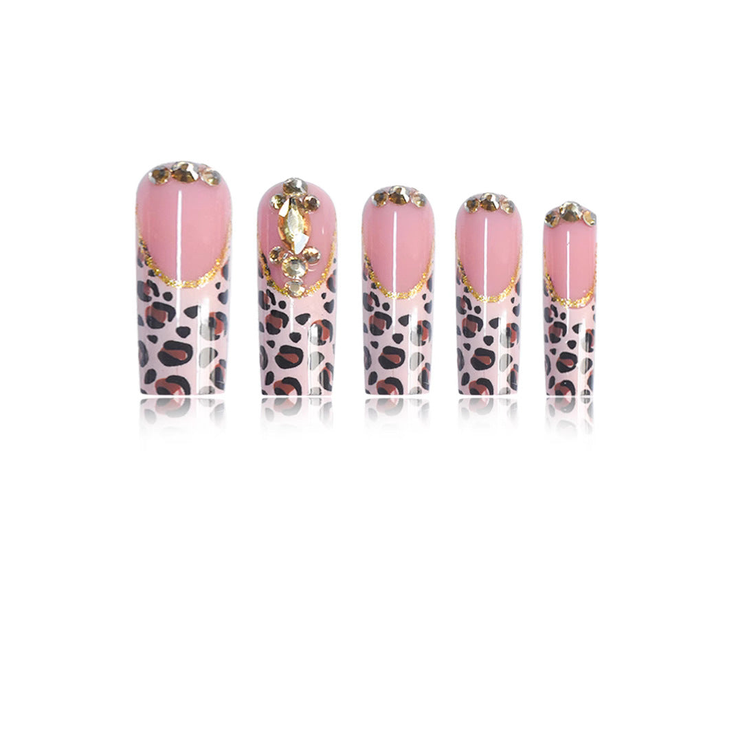 Luxury Leopard Print Press-On Nail Extensions Stornfield