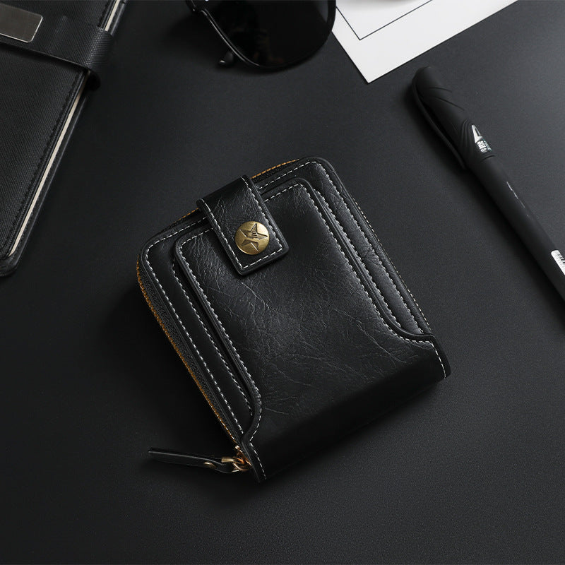 Bi-Fold Zip Wallet with Card Slots Stornfield