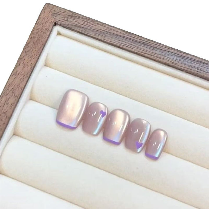 Creative artificial nails with elegant accents Stornfield