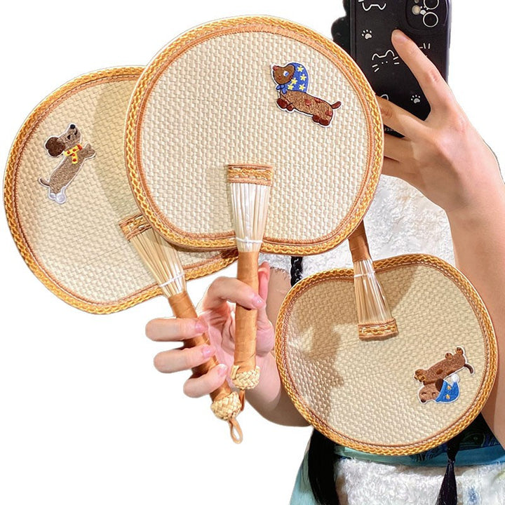 Handcrafted fan with cute animal design Stornfield