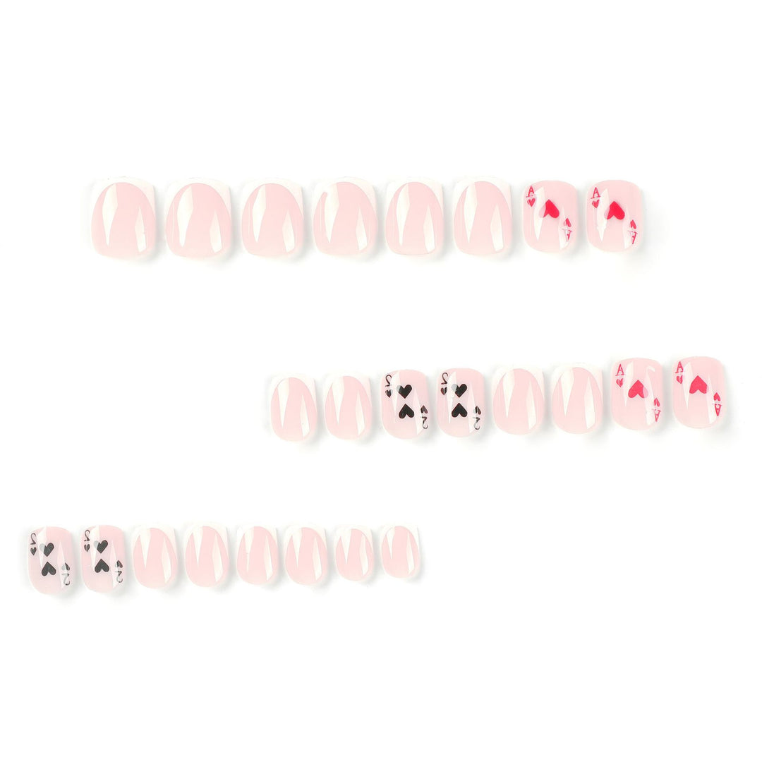 Playful nail art in playing card design Stornfield