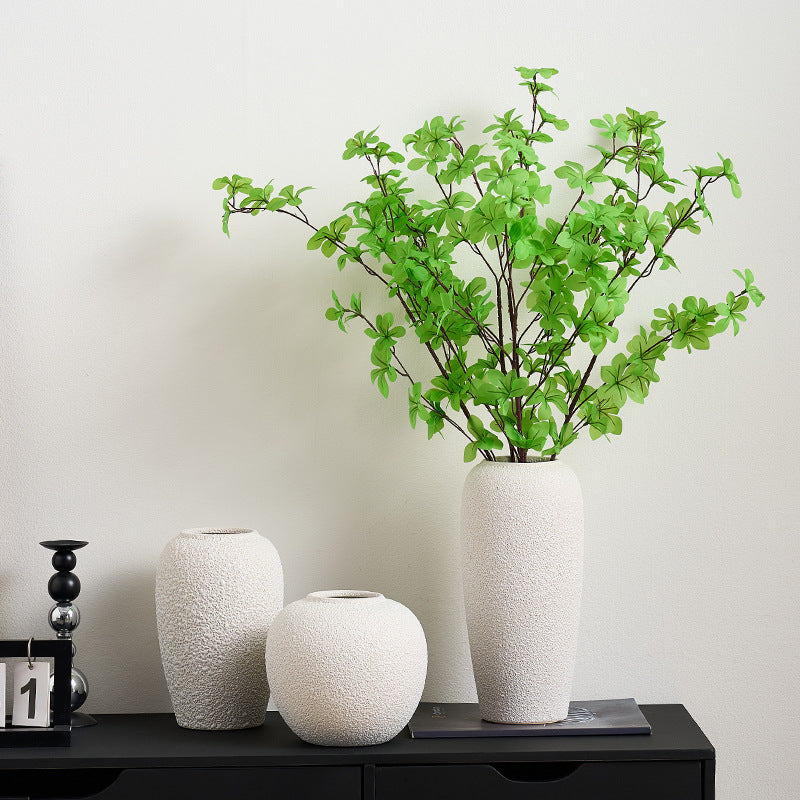 Stylish ceramic vase with textured design Stornfield