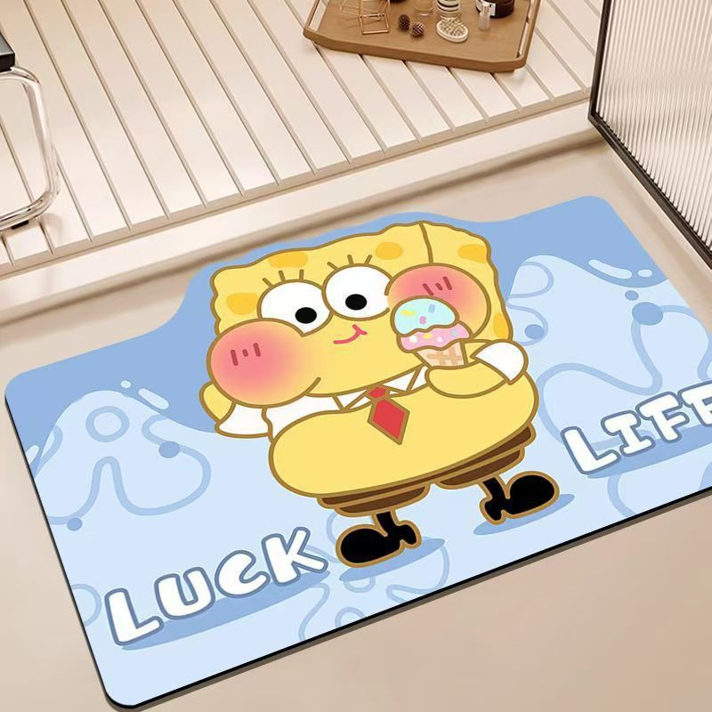 Cartoon Character Themed Bath Mat Stornfield