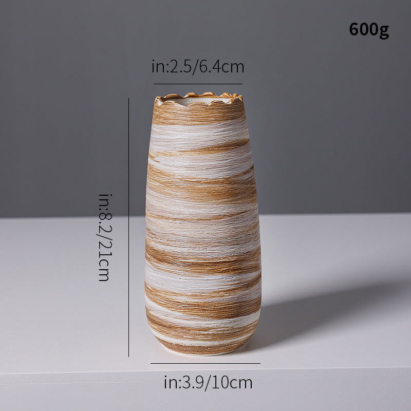 Artistic Spiral Design Ceramic Vase Stornfeild