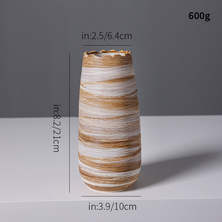 Artistic Spiral Design Ceramic Vase Stornfeild