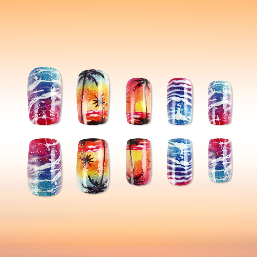 Tropical Sunset Nail Art Set Stornfield