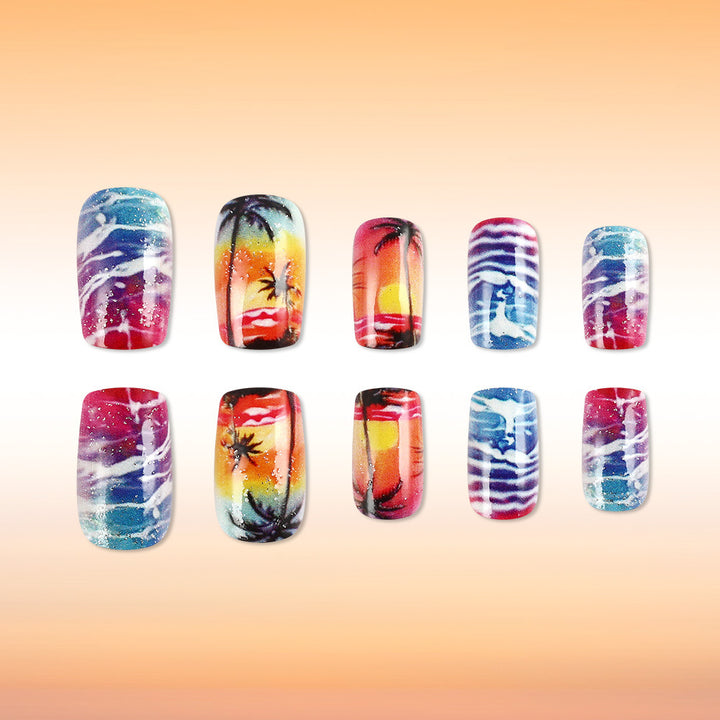 Tropical Sunset Nail Art Set Stornfield