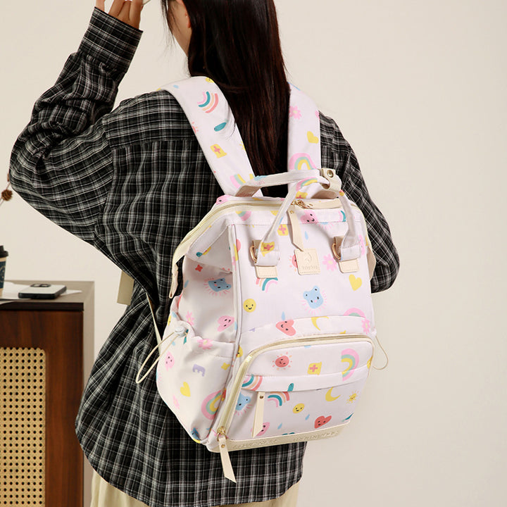 Multi-Functional Kids' Cartoon-Themed Diaper Backpack Stornfield