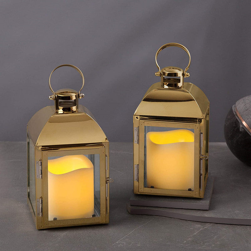 Decorative Stainless Steel Lantern Candle Holder Stornfield