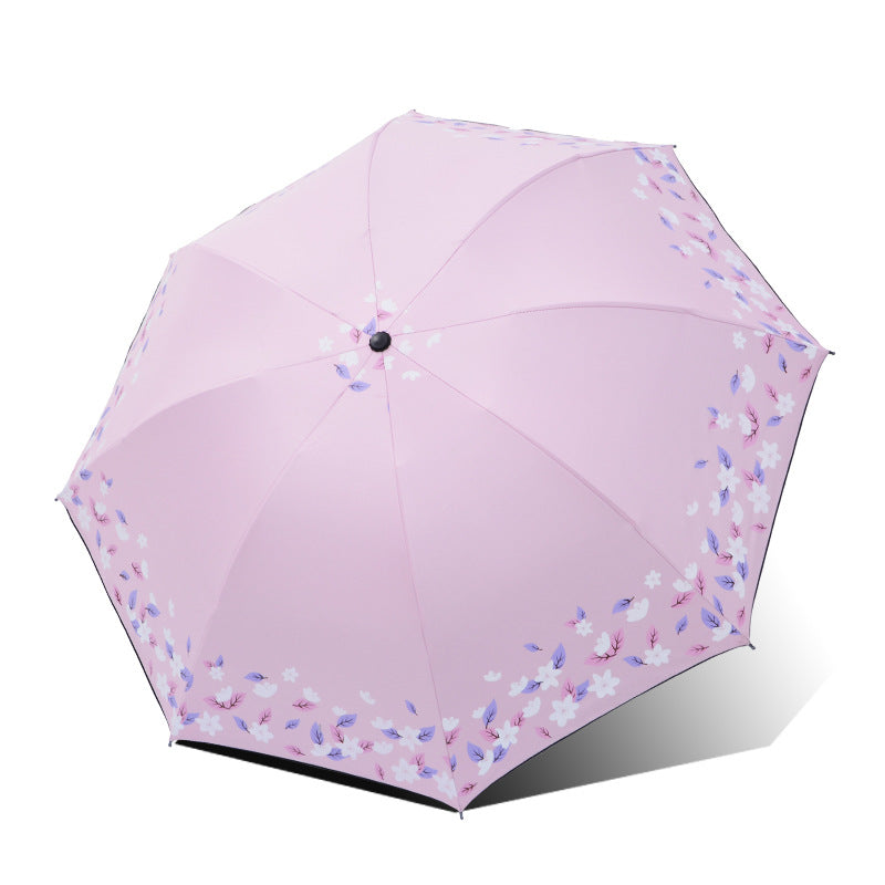 Women's Foldable Umbrella with Floral Finishes Stornfield