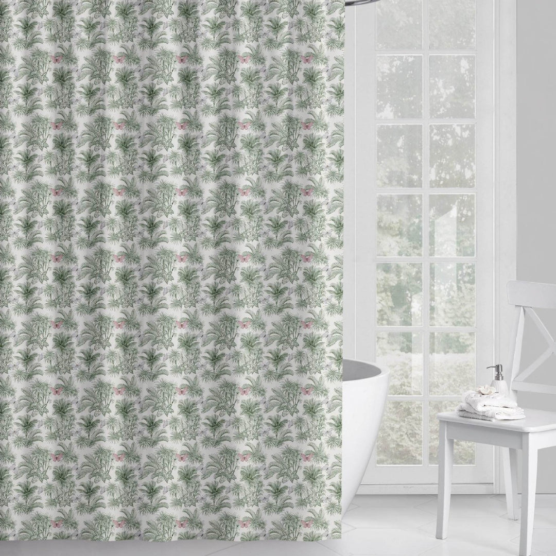Floral Patterned Shower Curtain Stornfield