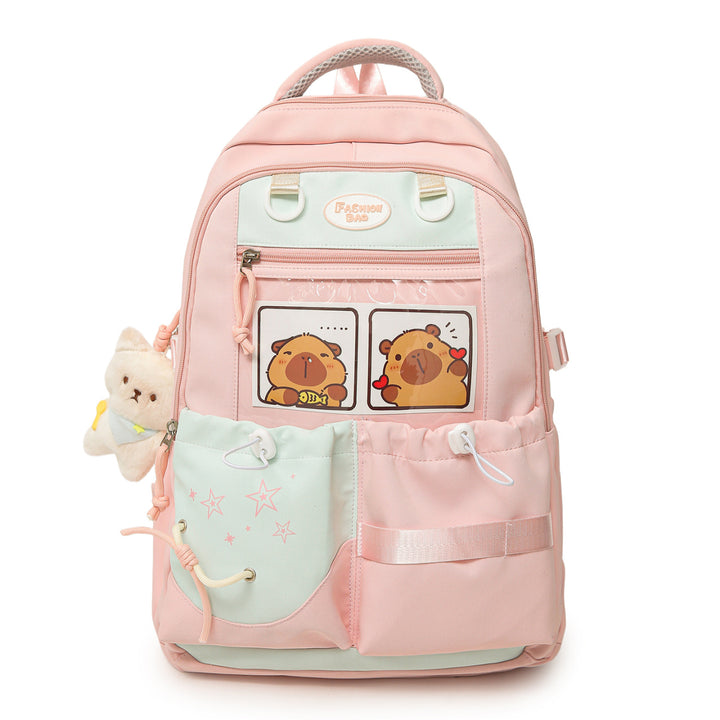Cartoon Character Print School Backpack Stornfield