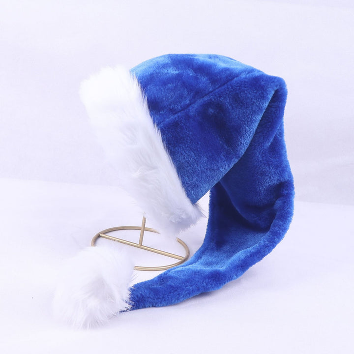 Christmas hat with plush trim
