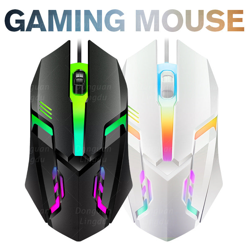Men's High-Precision Ergonomic Gaming Mouse with RGB Lighting Stornfield