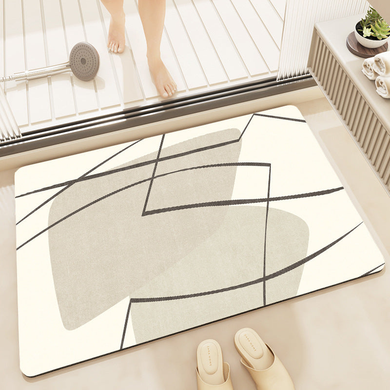 Artistic Cat-Themed Bath Mat Stornfield