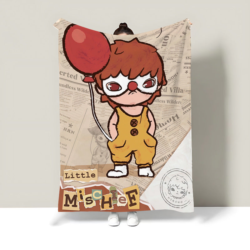 Art-Inspired Plush Blanket