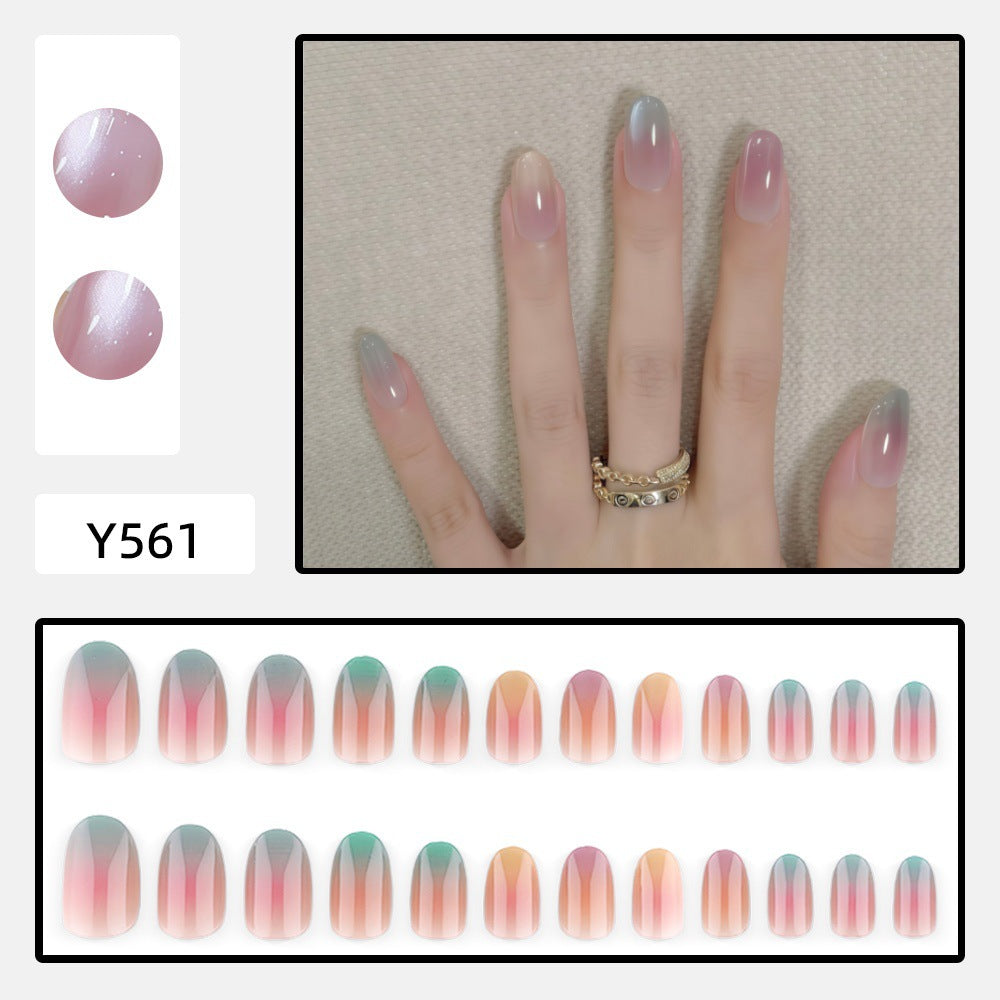 Artificial nail tips with gradient Stornfield
