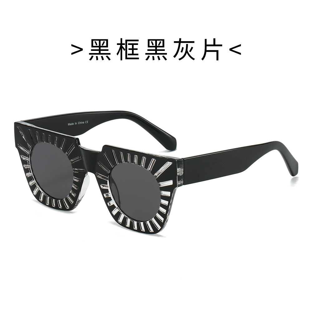 Ladies Fashion Sunglasses with Creative Geometric Frame Stornfield