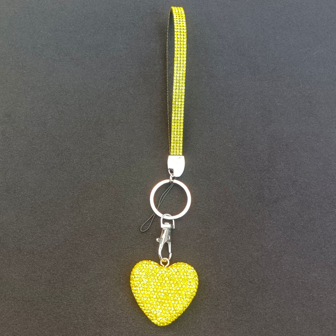 Rhinestone Heart Keychain Stornfield