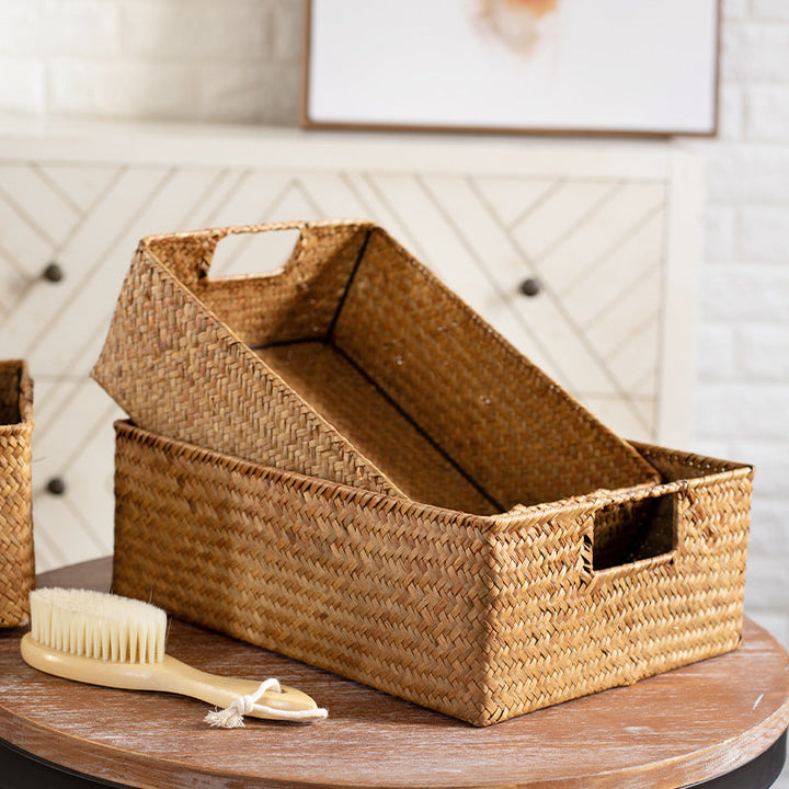 Natural Woven Storage Bin Stornfield