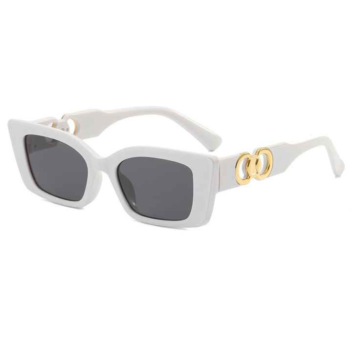Women's Rectangular Designer Sunglasses with Luxurious Accents Stornfield