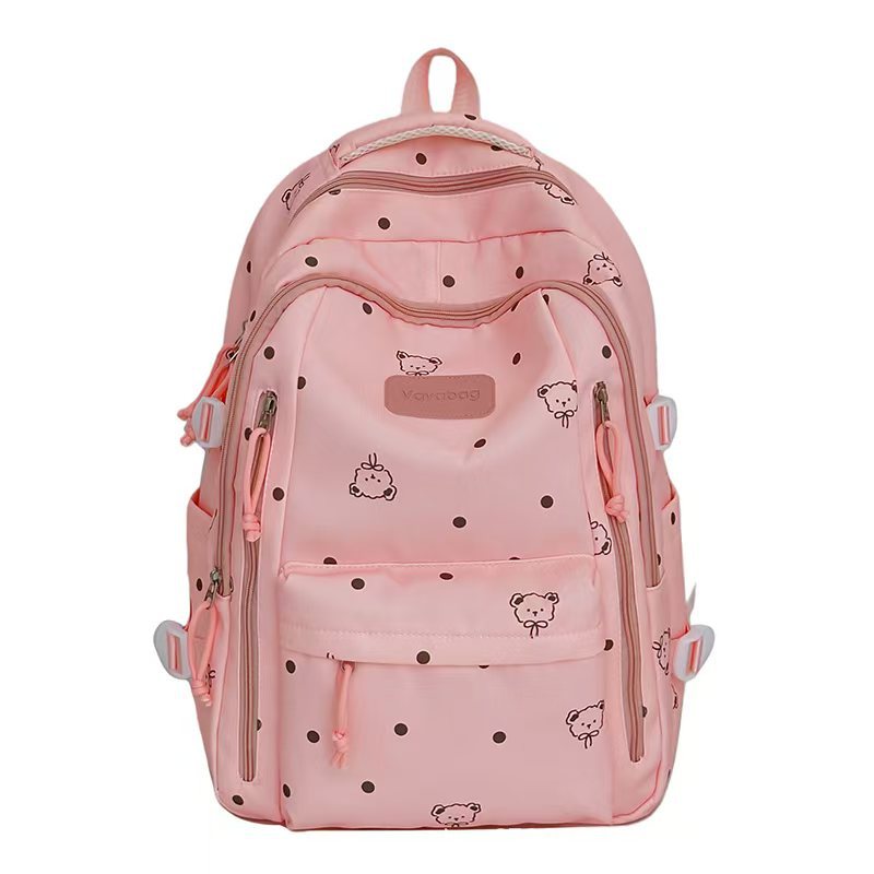 Cute Polka Dot Print Backpack Stornfield